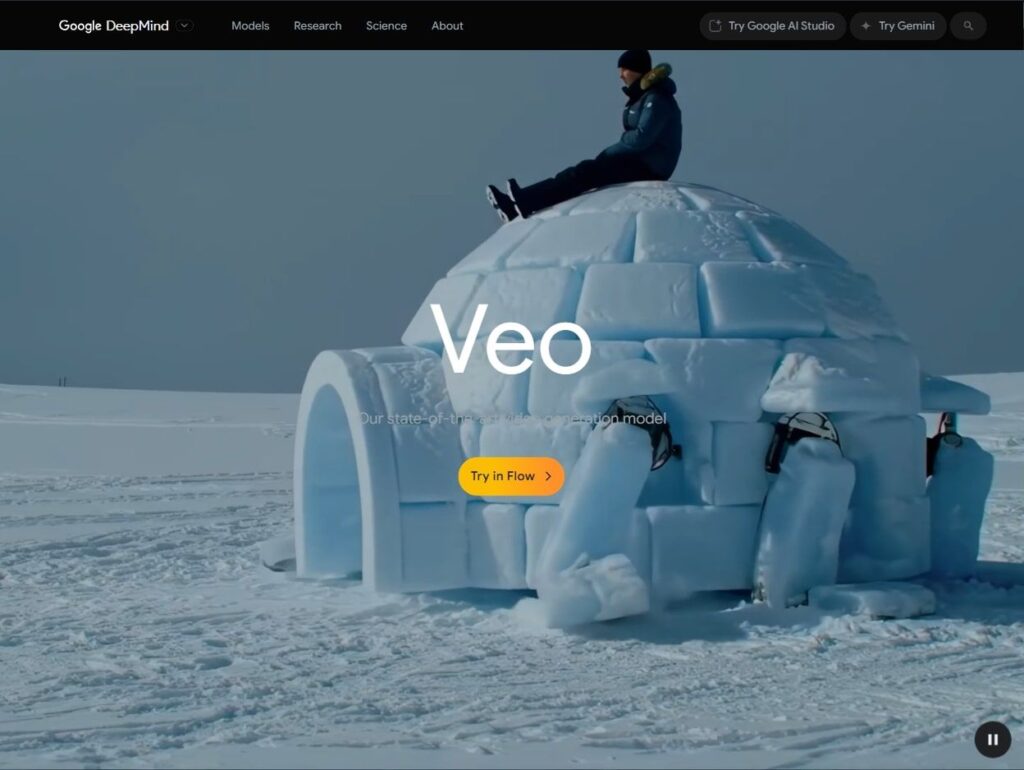 VEO3 google Flow main